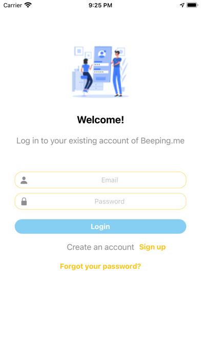 Emulate iPhone app BeepingMeConsumer using MyAndroid Emulate iPhone app BeepingMeConsumer using MyAndroid