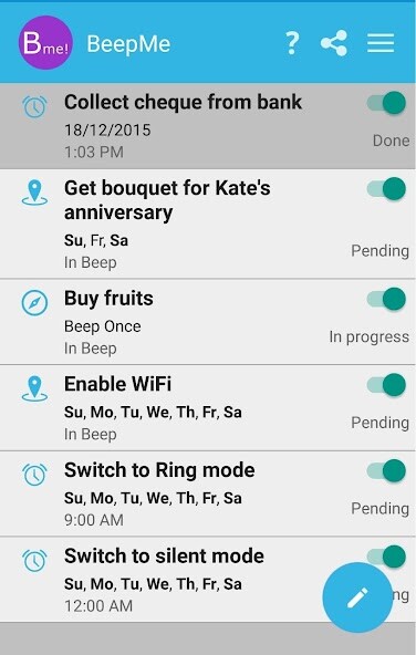 Run android online APK Beep Me! - A location reminder from MyAndroid or emulate Beep Me! - A location reminder using MyAndroid