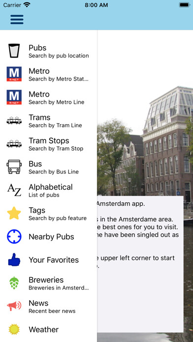 Emulate iPhone app Beer Guide Amsterdam using MyAndroid Emulate iPhone app Beer Guide Amsterdam using MyAndroid
