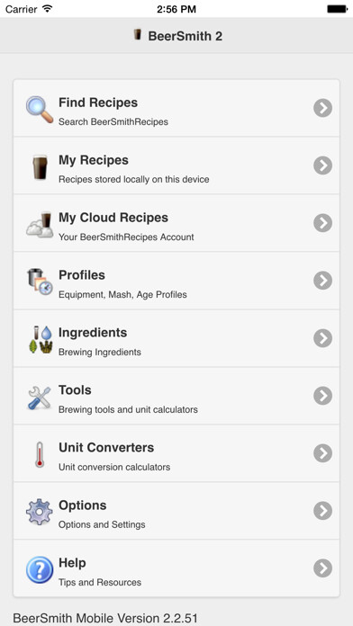 Emulate iPhone app BeerSmith Mobile Home Brewing using MyAndroid Emulate iPhone app BeerSmith Mobile Home Brewing using MyAndroid