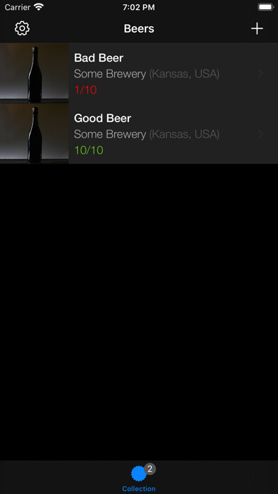 Emulate iPhone app Beer Tracks using MyAndroid