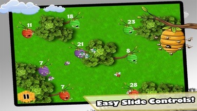 Emulate iPhone app Bee Swarms War - Race The Flows using MyAndroid