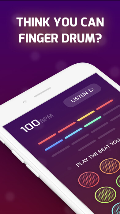 Emulate iPhone app BEET - Drum Machine Game using MyAndroid