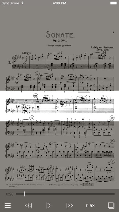 Emulate iPhone app Beethoven All Piano Sonatas using MyAndroid Emulate iPhone app Beethoven All Piano Sonatas using MyAndroid