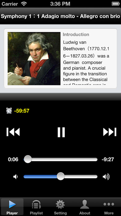 Emulate iPhone app Beethoven Symphonies using MyAndroid Emulate iPhone app Beethoven Symphonies using MyAndroid