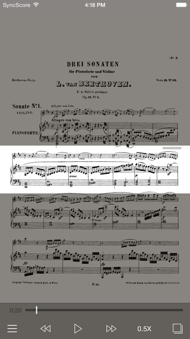 Emulate iPhone app Beethoven - Violin Sonatas using MyAndroid Emulate iPhone app Beethoven - Violin Sonatas using MyAndroid