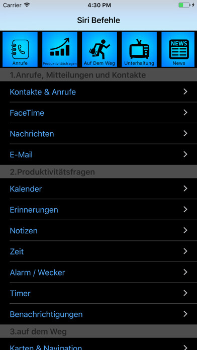 Emulate iPhone app Befehlsliste für Siri using MyAndroid Emulate iPhone app Befehlsliste für Siri using MyAndroid