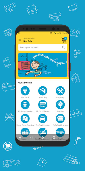 Run android online APK befikr.in - The 1st True Home Services Company from MyAndroid or emulate befikr.in - The 1st True Home Services Company using MyAndroid