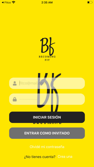 Emulate iPhone app Be Fitness Center using MyAndroid Emulate iPhone app Be Fitness Center using MyAndroid