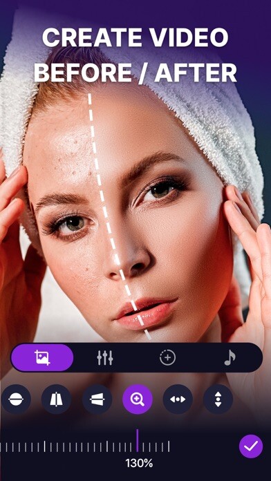 Emulate iPhone app Before and After:Photo Compare using MyAndroid