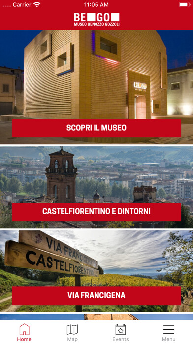 Emulate iPhone app BeGo Museo Benozzo Gozzoli using MyAndroid Emulate iPhone app BeGo Museo Benozzo Gozzoli using MyAndroid