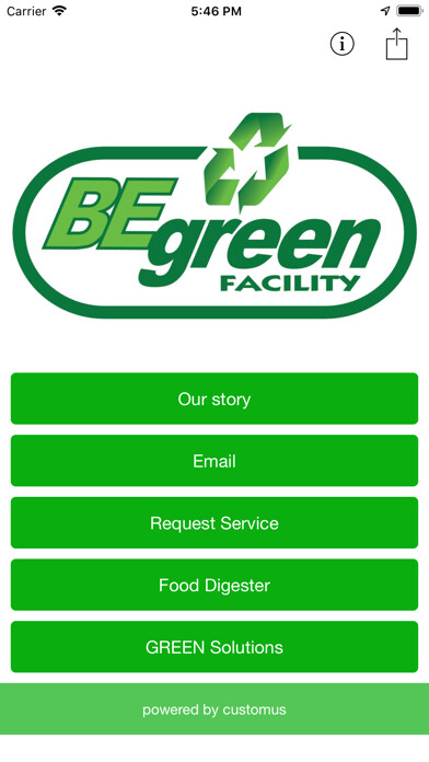 Emulate iPhone app BE-Green Facility using MyAndroid Emulate iPhone app BE-Green Facility using MyAndroid