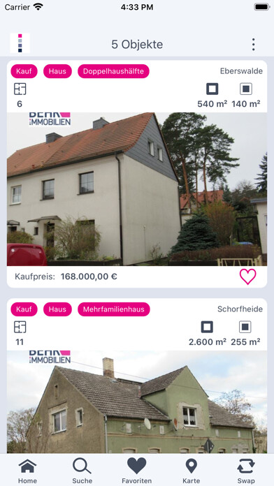 Emulate iPhone app Behr Immobilien using MyAndroid Emulate iPhone app Behr Immobilien using MyAndroid