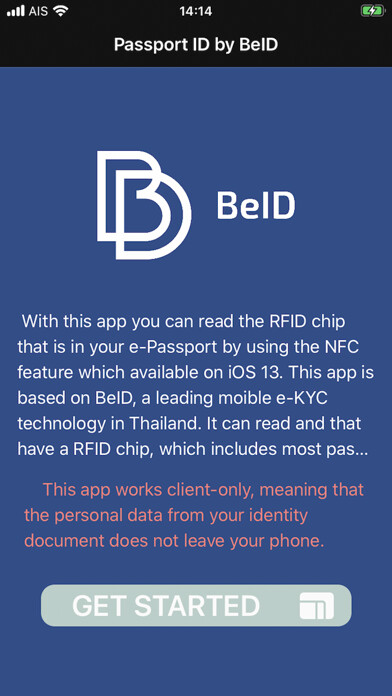 Emulate iPhone app BeID Passport using MyAndroid