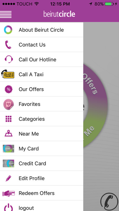 Emulate iPhone app Beirut Circle using MyAndroid