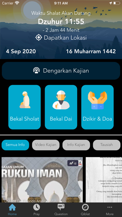 Emulate iPhone app Bekal Islam using MyAndroid Emulate iPhone app Bekal Islam using MyAndroid