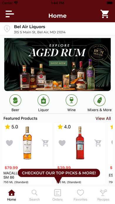 Emulate iPhone app Bel Air Liquors using MyAndroid Emulate iPhone app Bel Air Liquors using MyAndroid