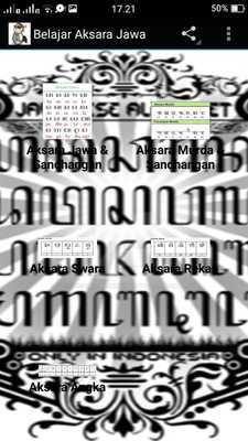 Emulate Android APK Belajar Aksara Jawa Lengkap