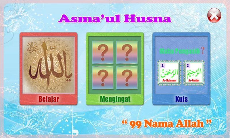 Run android online APK Belajar Asmaul Husna from MyAndroid or emulate Belajar Asmaul Husna using MyAndroid