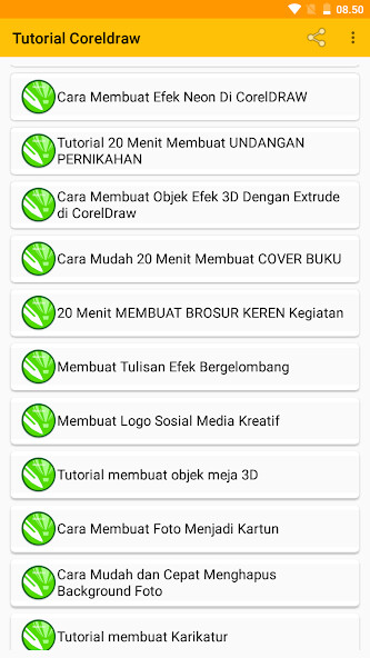 Run android online APK Belajar Corel from MyAndroid or emulate Belajar Corel using MyAndroid
