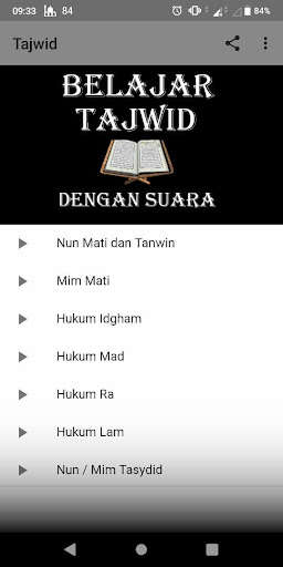 Run android online APK BELAJAR TAJWID HUKUM BACAAN ALQURAN DENGAN SUARA from MyAndroid or emulate BELAJAR TAJWID HUKUM BACAAN ALQURAN DENGAN SUARA using MyAndroid Run android online APK BELAJAR TAJWID HUKUM BACAAN ALQURAN DENGAN SUARA from MyAndroid or emulate BELAJAR TAJWID HUKUM BACAAN ALQURAN DENGAN SUARA using MyAndroid
