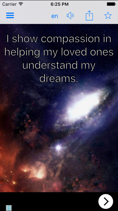 Emulate iPhone app Be Law of Attraction using MyAndroid
