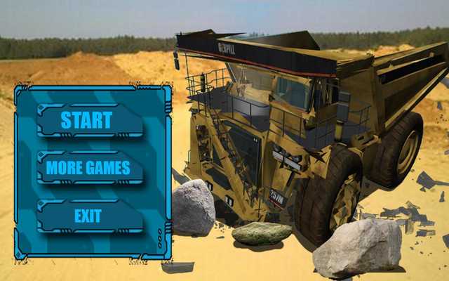 Emulate Android APK BELAZ Truck Crash Test