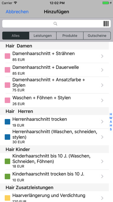 Emulate iPhone app Belbo Balance Kassensystem using MyAndroid
