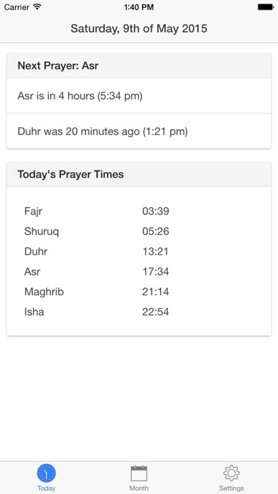 Emulate iPhone app Belfast Prayer Times using MyAndroid Emulate iPhone app Belfast Prayer Times using MyAndroid