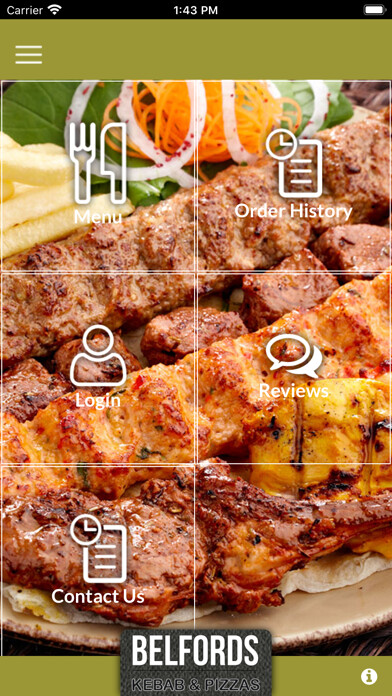 Emulate iPhone app Belfords Kebab Enfield using MyAndroid Emulate iPhone app Belfords Kebab Enfield using MyAndroid