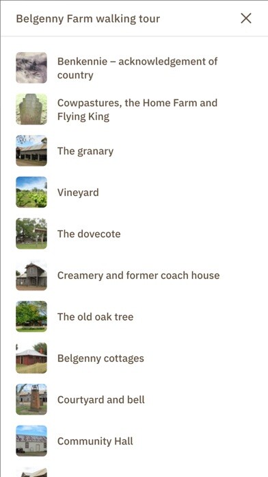 Emulate iPhone app Belgenny Farm tours using MyAndroid