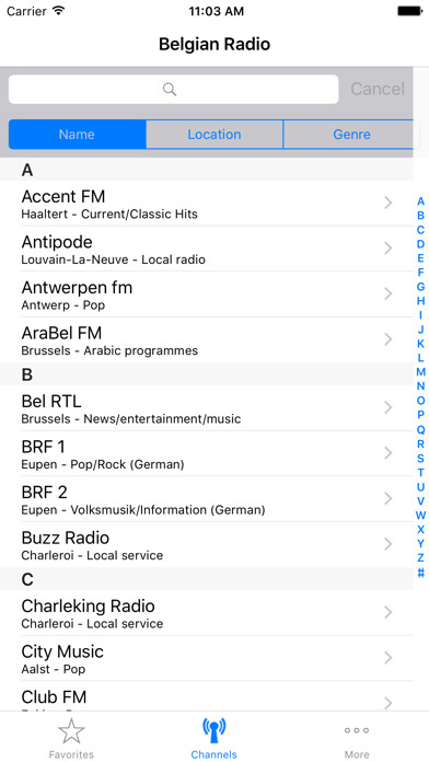 Emulate iPhone app Belgian Radio using MyAndroid Emulate iPhone app Belgian Radio using MyAndroid