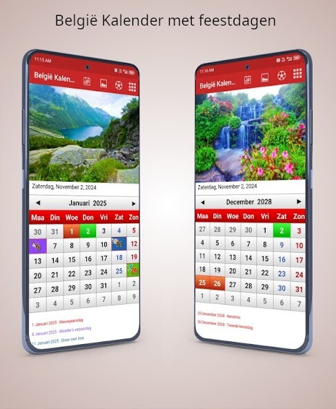 Run android online APK België Kalender 2025 from MyAndroid or emulate België Kalender 2025 using MyAndroid