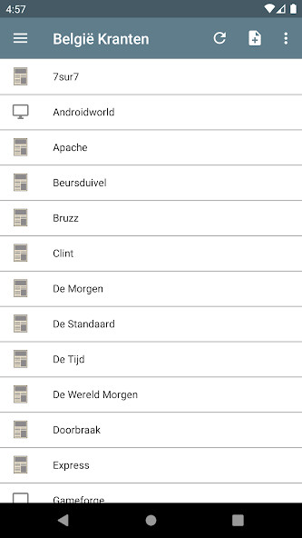 Run android online APK België Kranten from MyAndroid or emulate België Kranten using MyAndroid Run android online APK België Kranten from MyAndroid or emulate België Kranten using MyAndroid