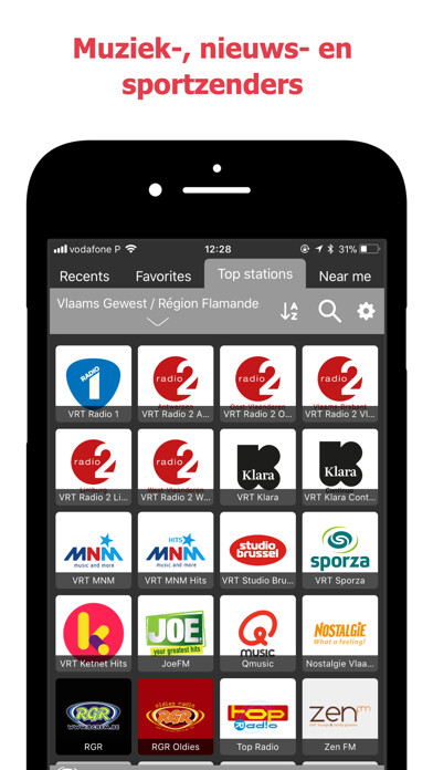 Emulate iPhone app Belgium Radio: Radio België FM using MyAndroid Emulate iPhone app Belgium Radio: Radio België FM using MyAndroid