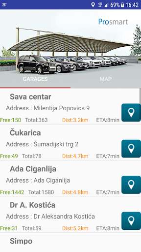 Run android online APK Belgrade Parking Guide from MyAndroid or emulate Belgrade Parking Guide using MyAndroid