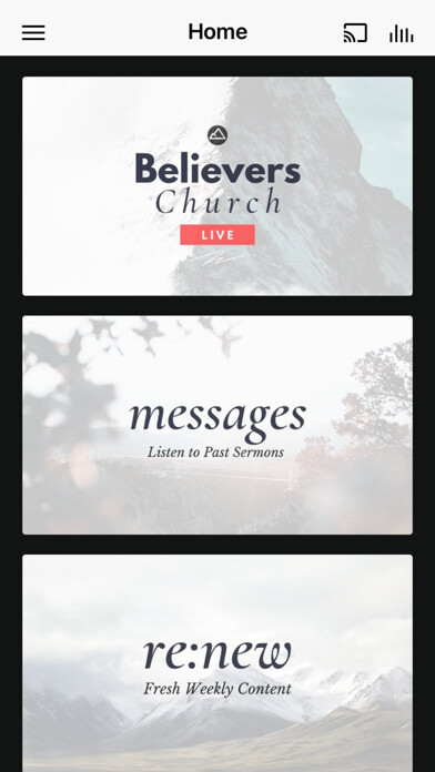 Emulate iPhone app Believers Church Porterville using MyAndroid Emulate iPhone app Believers Church Porterville using MyAndroid