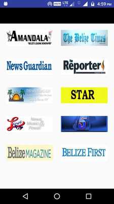 Emulate Android APK Belize News Daily