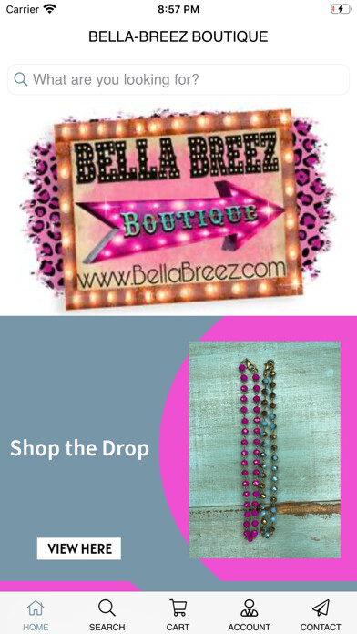 Emulate iPhone app Bella-Breez Boutique using MyAndroid Emulate iPhone app Bella-Breez Boutique using MyAndroid