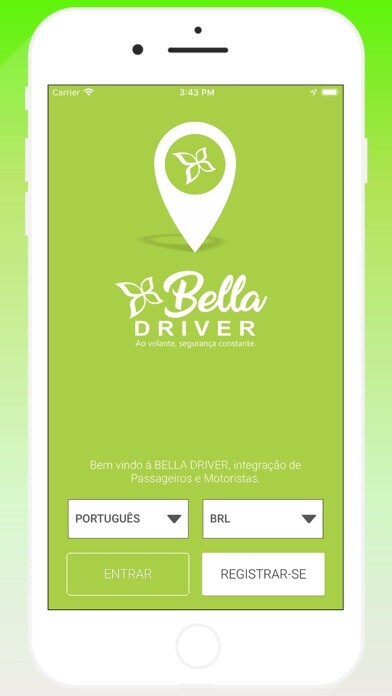 Emulate iPhone app BellaDriver para Motoristas using MyAndroid Emulate iPhone app BellaDriver para Motoristas using MyAndroid