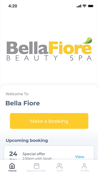 Emulate iPhone app Bella Fiore using MyAndroid Emulate iPhone app Bella Fiore using MyAndroid
