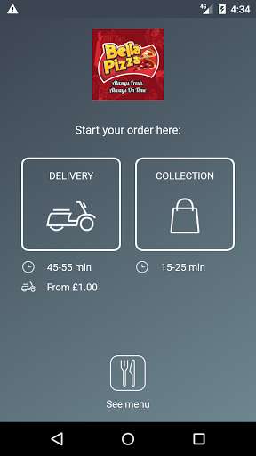 Run android online APK Bella Pizza Knottingley from MyAndroid or emulate Bella Pizza Knottingley using MyAndroid