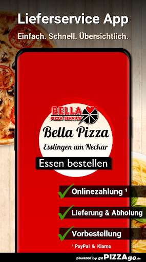 Run android online APK Bella Pizza Service Esslingen am Neckar from MyAndroid or emulate Bella Pizza Service Esslingen am Neckar using MyAndroid