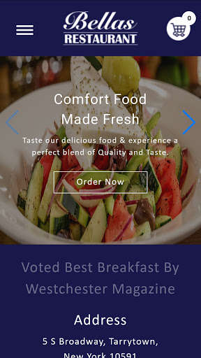 Run android online APK Bellas Restaurant from MyAndroid or emulate Bellas Restaurant using MyAndroid