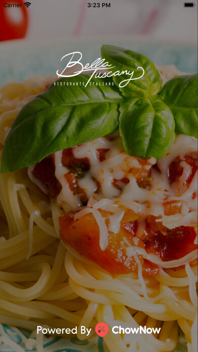 Emulate iPhone app Bella Tuscany Ristorante using MyAndroid Emulate iPhone app Bella Tuscany Ristorante using MyAndroid