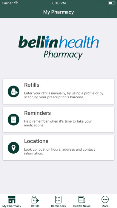 Emulate iPhone app Bellin Health Pharmacy using MyAndroid Emulate iPhone app Bellin Health Pharmacy using MyAndroid