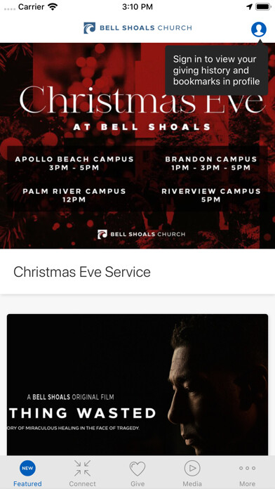 Emulate iPhone app Bell Shoals using MyAndroid