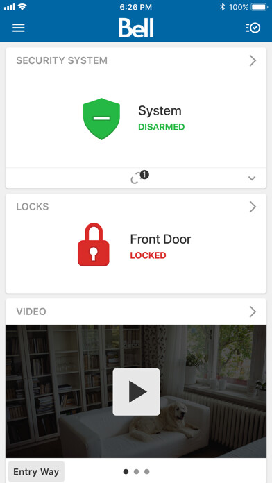 Emulate iPhone app Bell Smart Home using MyAndroid Emulate iPhone app Bell Smart Home using MyAndroid