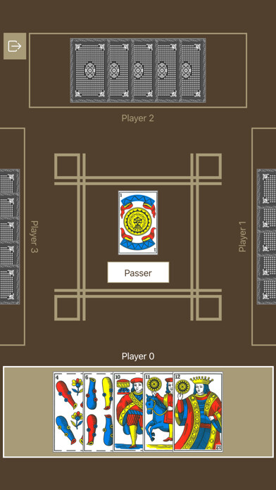 Emulate iPhone app belote marocain using MyAndroid