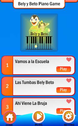 Run android online APK bely y beto musica piano game Las Tumbas from MyAndroid or emulate bely y beto musica piano game Las Tumbas using MyAndroid